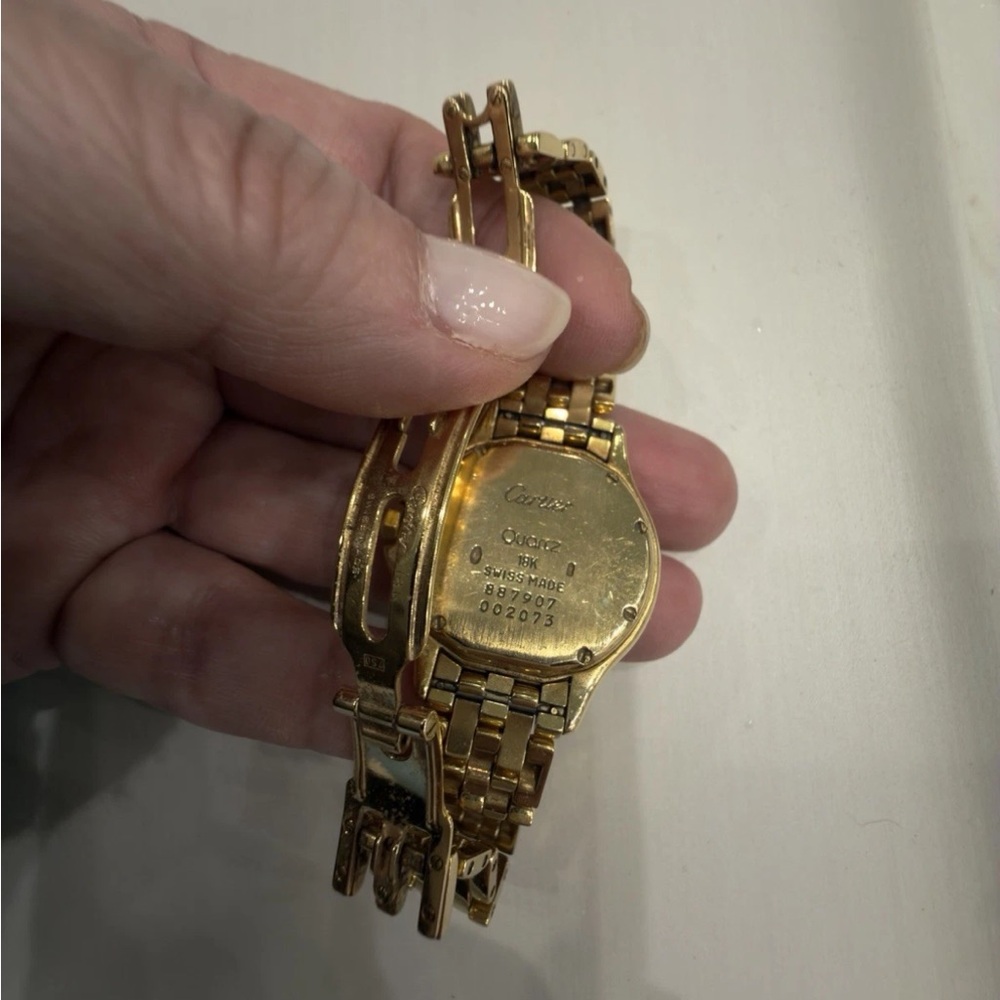 Cartier Gold Women's Panthere Watch with Crystal Details - Picture 4 of 10